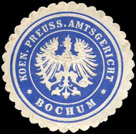 Koeniglich Preussisches Amtsgericht - Bochum