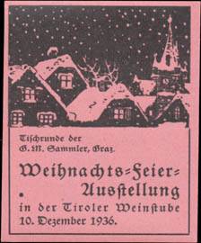 Weihnachtsfeier-Ausstellung