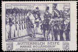Napoleons Abschied von der Sächsischen Garde in Leipzig