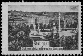 Schlossplatz mit neuem Schloss