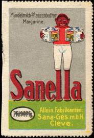 Mandelmilch - Pflanzenbutter - Margarine Sanella