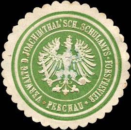 Verwaltung des Joachimthalschen Schulamts - Forstrevier - Ferchau
