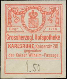 Gr. Hofapotheke Karlsruhe