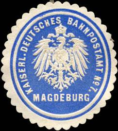 Kaiserliches Deutsches Bahnpostamt No. 7 Magdeburg