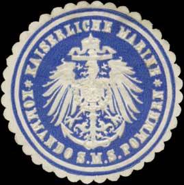 K. Marine Kommando S.M.S. Pommern