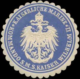 K. Marine Kommando S.M.S. Kaiser Wilhelm II.