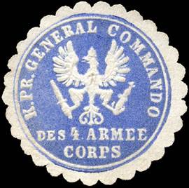 Königlich Preussische General Commando des 4. Armee Corps