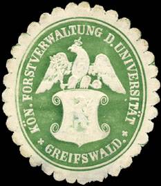 Königliche Forstverwaltung der Universität - Greifswald