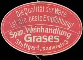 Spanische Weinhandlung Grases