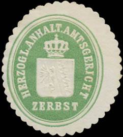 H. Anhalt Amtsgericht Zerbst