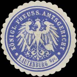 K. Pr. Amtsgericht Lautenburg/Westpreußen