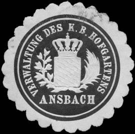 Verwaltung des Königlich Bayerischen Hofgartens - Ansbach