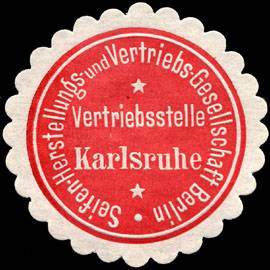 Seifen - Herstellungs - und Vertriebs - Gesellschaft Berlin - Vertriebstelle Karlsruhe