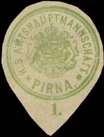 K.S. Amtshauptmannschaft Pirna 1.