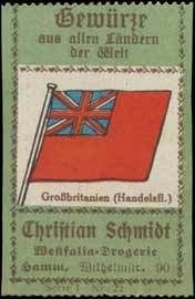 Großbritannien-Handelsflagge