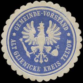 Gemeinde-Vorstand Altglienicke Kreis Teltow