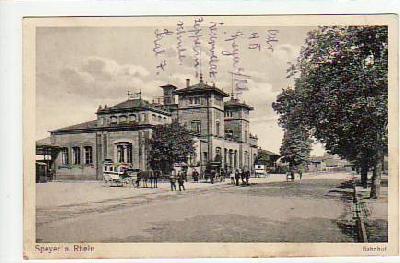 Speyer am Rhein Bahnhof 1915