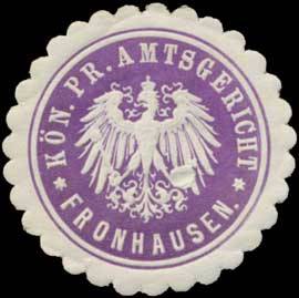 K.Pr. Amtsgericht Fronhausen