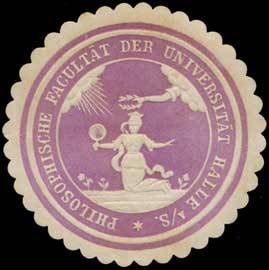 Philosopische Facultät der Universität Halle/S.