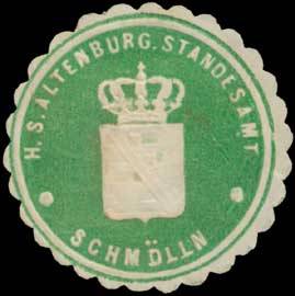 H.S. Altenburg. Standesamt Schmölln