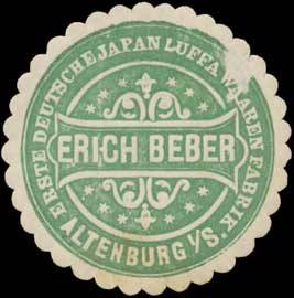 Erste Deutsche Japan Luffa Waarenfabrik Erich Beber