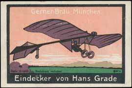 Eindecker von Hans Grade