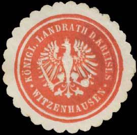 K. Landrath des Kreises Witzenhausen