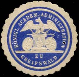 Königl. Academ. Administration zu Greifswald