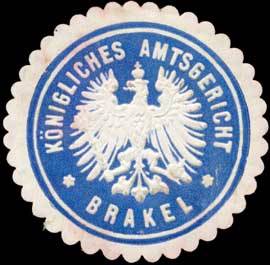 Königliches Amtsgericht Brakel