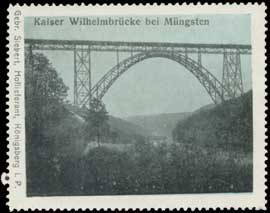 Kaiser Wilhelmbrücke bei Müngsten