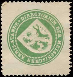 Directorium der Meissnischen Kreis-Stände