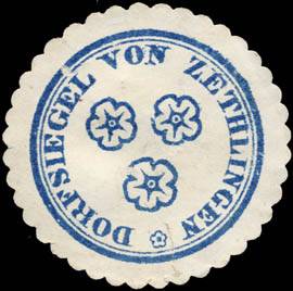 Dorfsiegel von Zethlingen