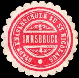 Städtische Knabenschule zu St. Nicolaus - Innsbruck