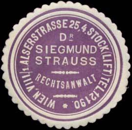 Dr. Siegmund Strauss Rechtsanwalt