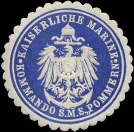 K. Marine Kommando S.M.S. Pommern