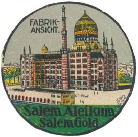 Fabrikansicht Salem Aleikum Salem Gold Zigaretten