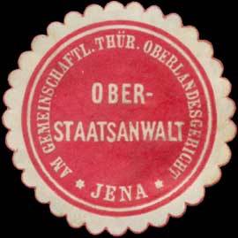 Oberstaatsanwalt am gemeinsch. Thür. Oberlandesgericht Jena