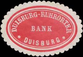 Duisburg-Ruhrorter Bank