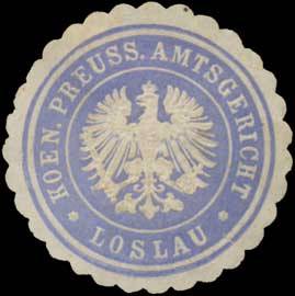 K. Pr. Amtsgericht Loslau