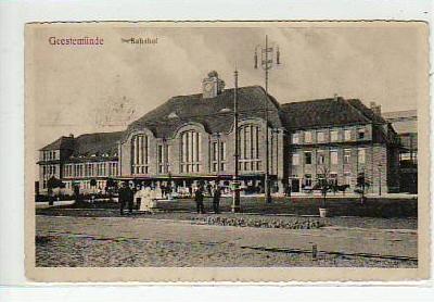 Bremerhaven Geestemünde Bahnhof 1916