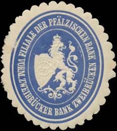 Filiale der Pfälzischen Bank Zweibrücken