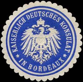 Kaiserlich Deutsches Konsulat in Bordeaux