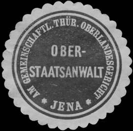 Oberstaatsanwalt am gemeinsch. Thür. Oberlandesgericht Jena