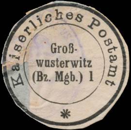 K. Postamt Großwusterwitz (Bz. Magdeburg)