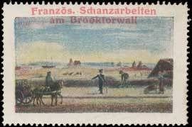 Französische Schanzarbeiten am Brooktorwall