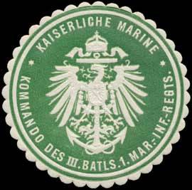 K. Marine Kommando des III. Batls. 1. Marine-Infanterie-Regiments