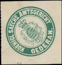 K.S. Amtsgericht Oederan