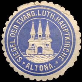 Siegel der Evang. Luth. Hauptkirche - Altona