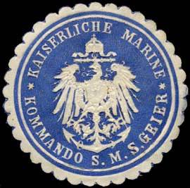 Kaiserliche Marine - Kommando S.M.S. Geier