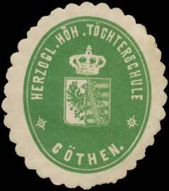 H. höhere Töchterschule Cöthen